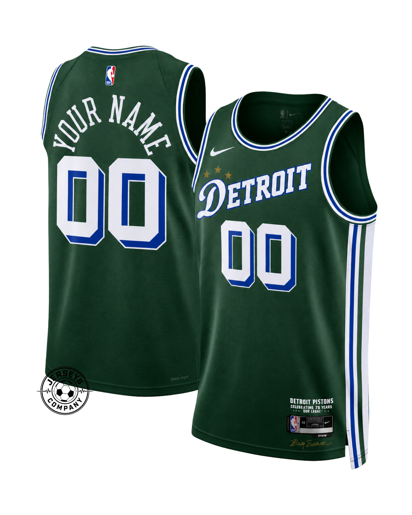 Detroit Pistons City Edition Jersey - Green