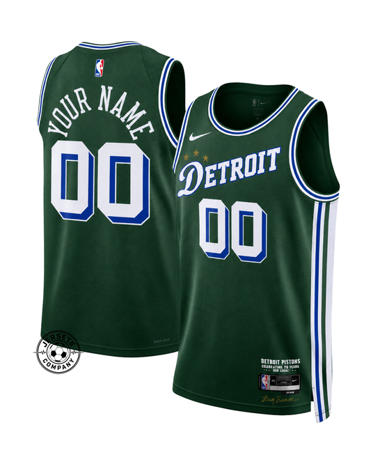Detroit Pistons City Edition Jersey - Green