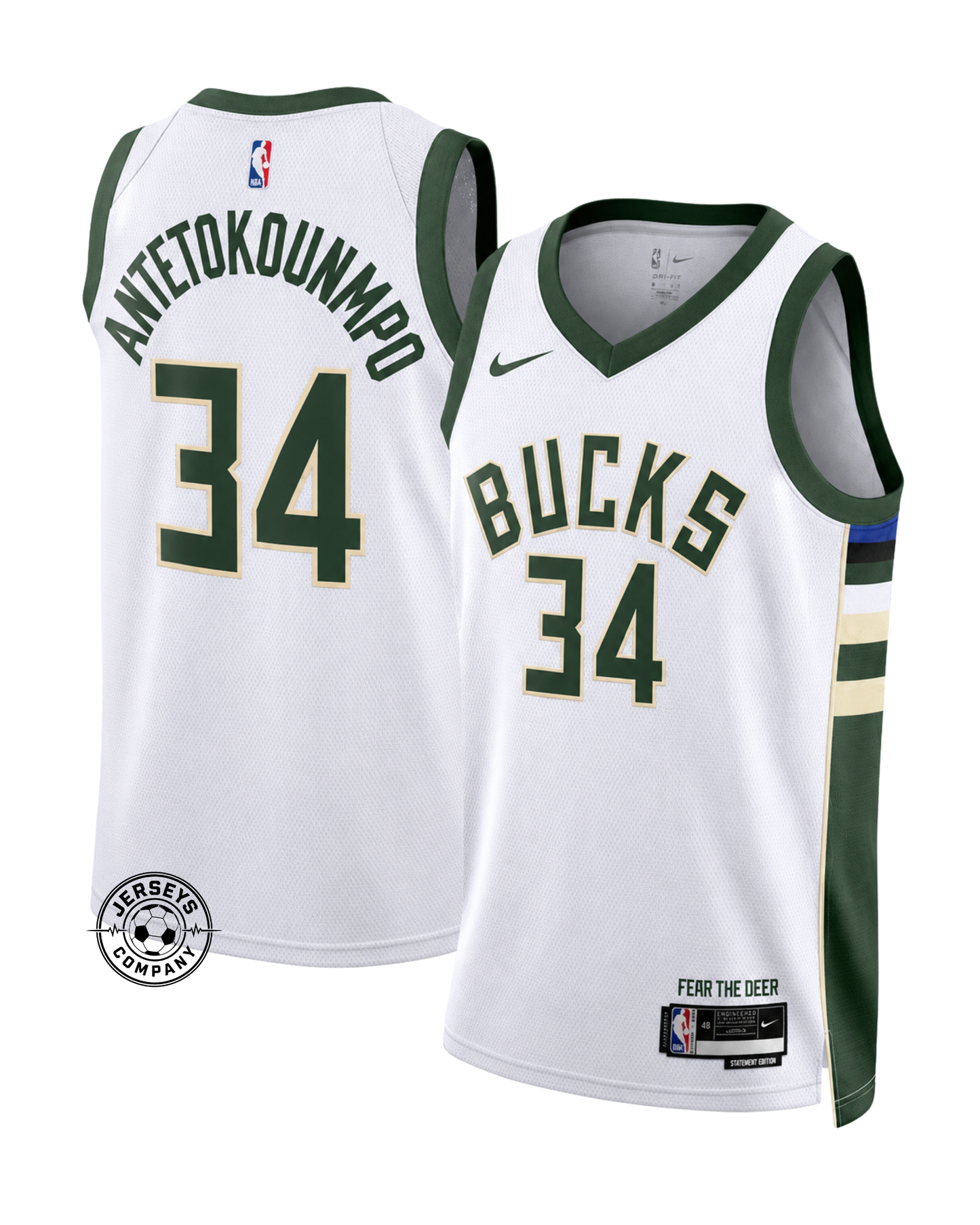 Giannis Antetokounmpo Milwaukee Bucks Association Edition Jersey - White