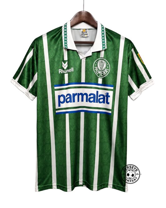 Camisa Palmeiras I Oficial Retrô Parmalat 1994 Masculino