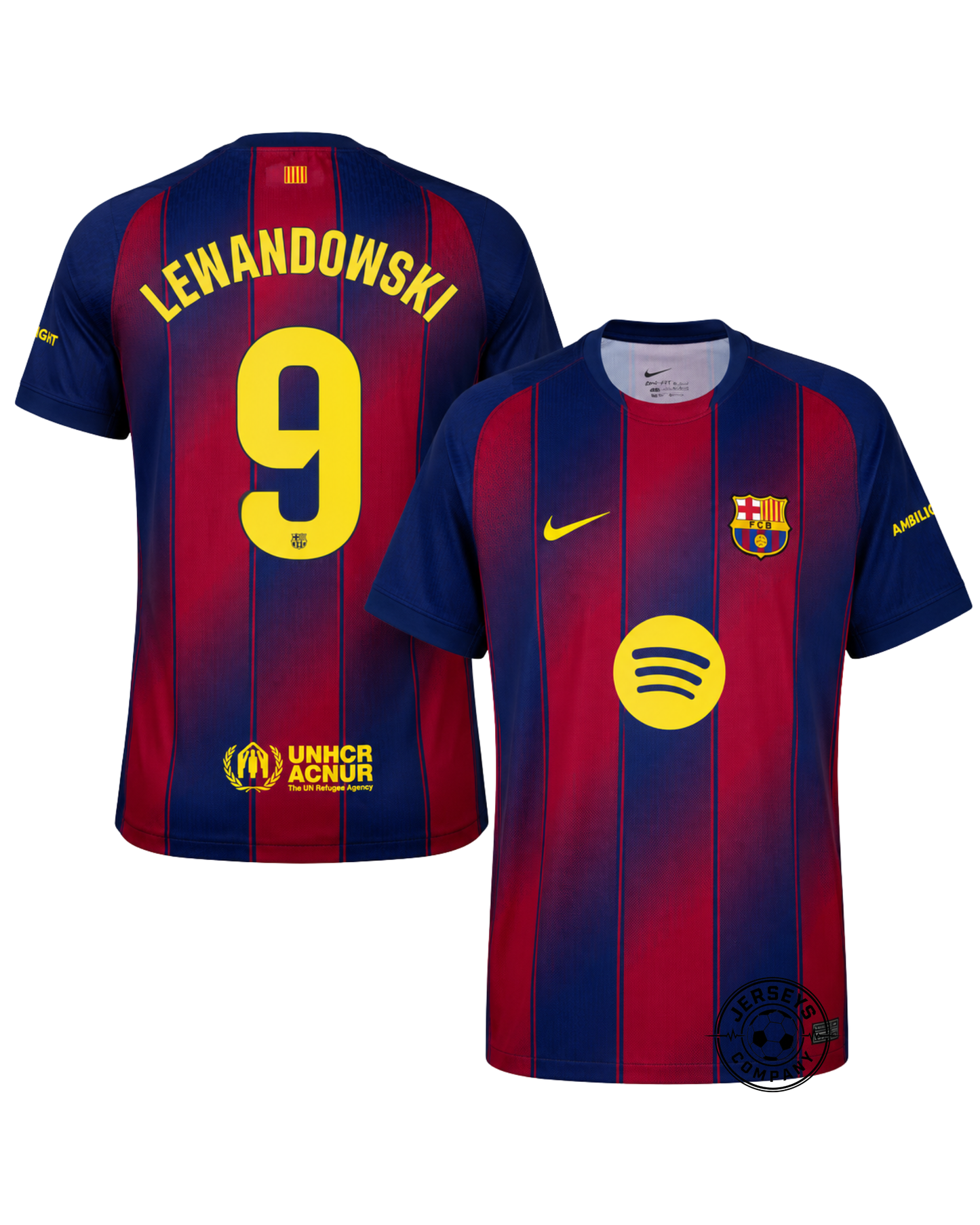 Barcelona Home Lewandowski 9 Home Fan Jersey 2025/26