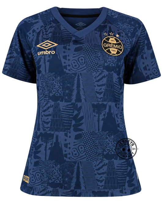 Camisa Do Grêmio Iii 25/26 Torcedor Umbro Feminina