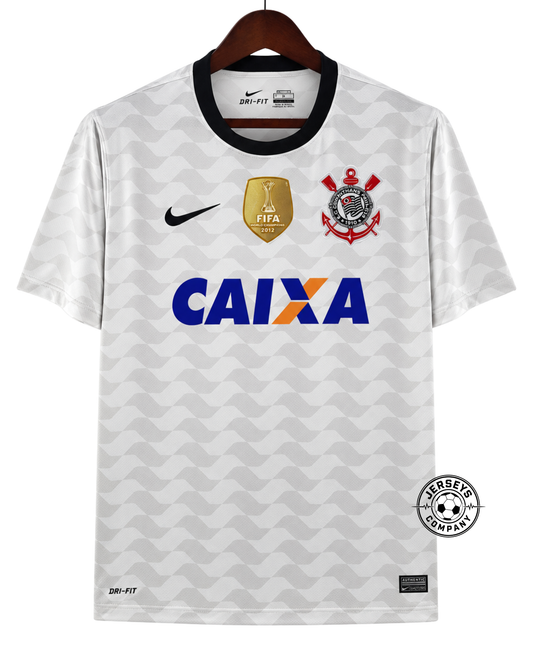 Camisa Corinthians I Retrô 2012 + PATCH - Masculina