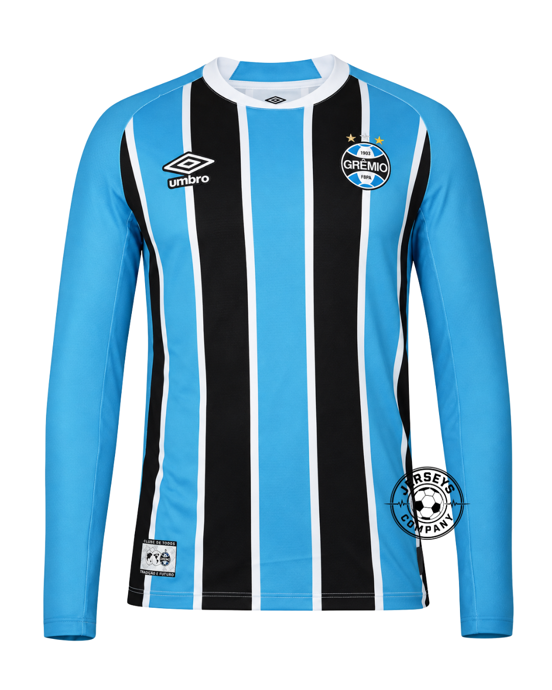Camisa Grêmio Tricolor Longa 2025/2026 Torcedor