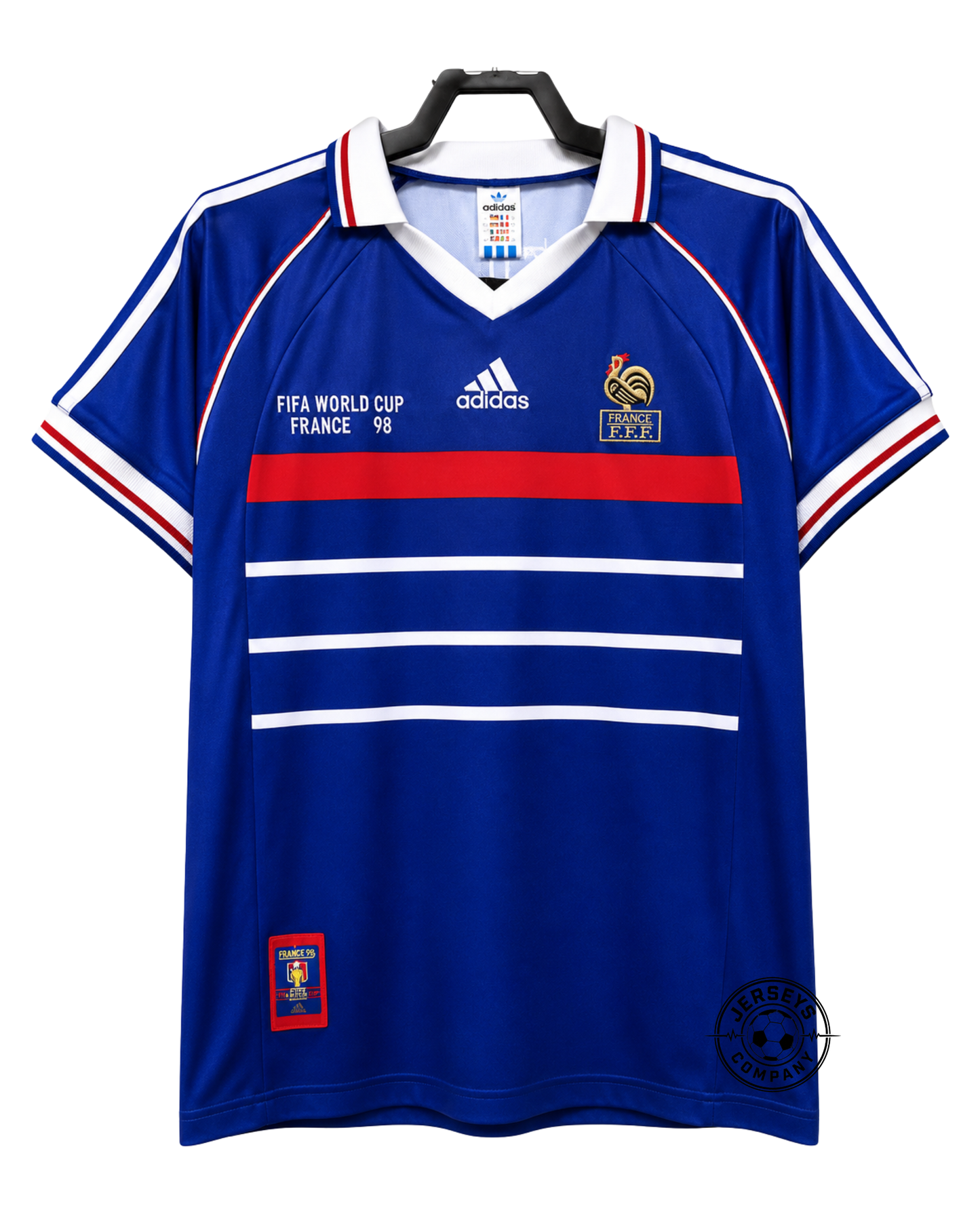 France 1998 Home Jersey - Retro Version