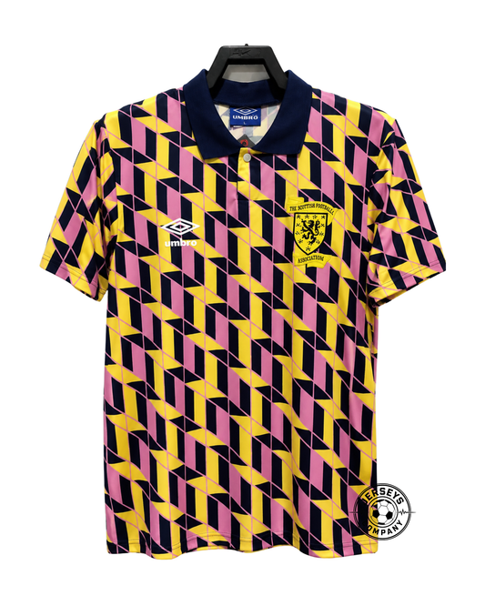 Scotland 88/89 Yellow Jersey - Retro Version