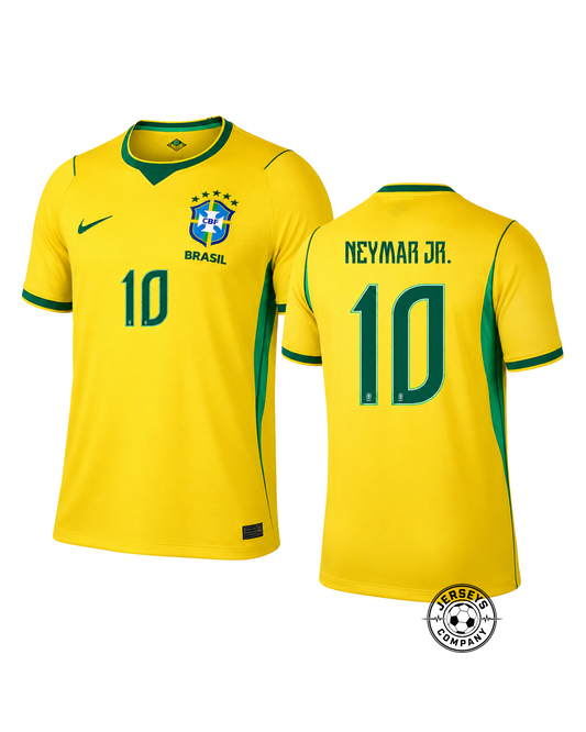 Brazil Neymar Jr. #10 Home Fan Version World Cup 2026