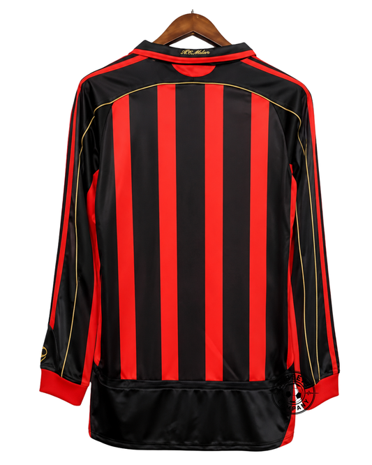 AC Milan 06/07 I Home Jersey - Long Sleeve Retro Version