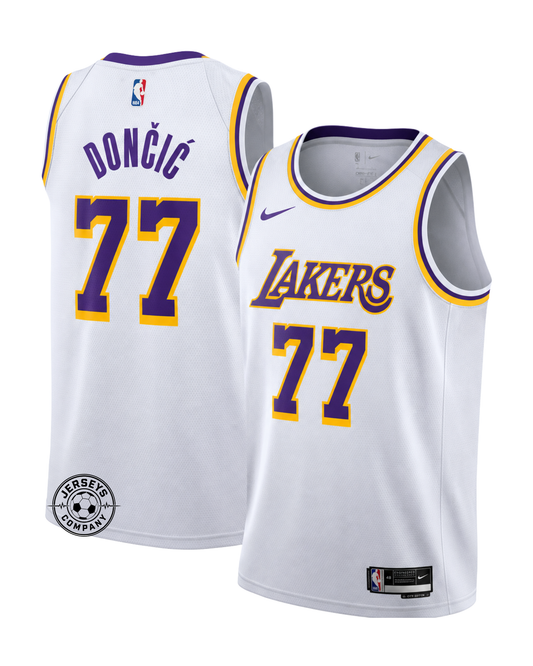 Luka Dončić Los Angeles Lakers Association Edition Jersey - White