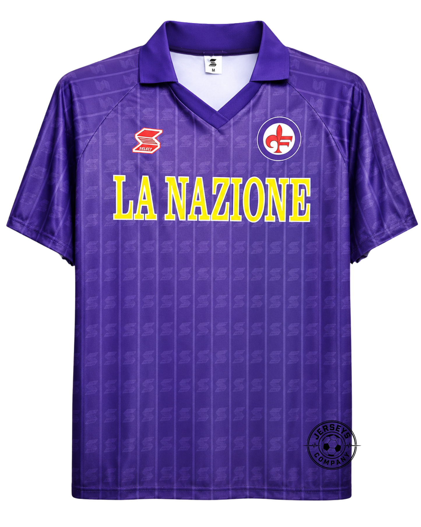 Fiorentina 89/90 Home Jersey - Retro Version
