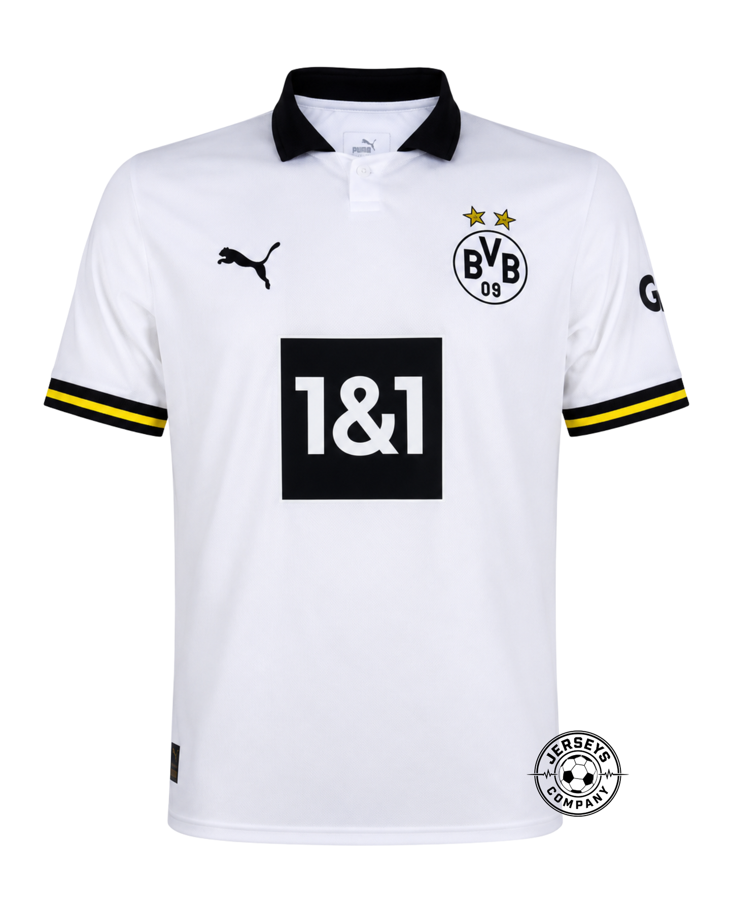 Borussia Dortmund Third 2024/25 Patches UCL UEFA Foundation (Official Printing)