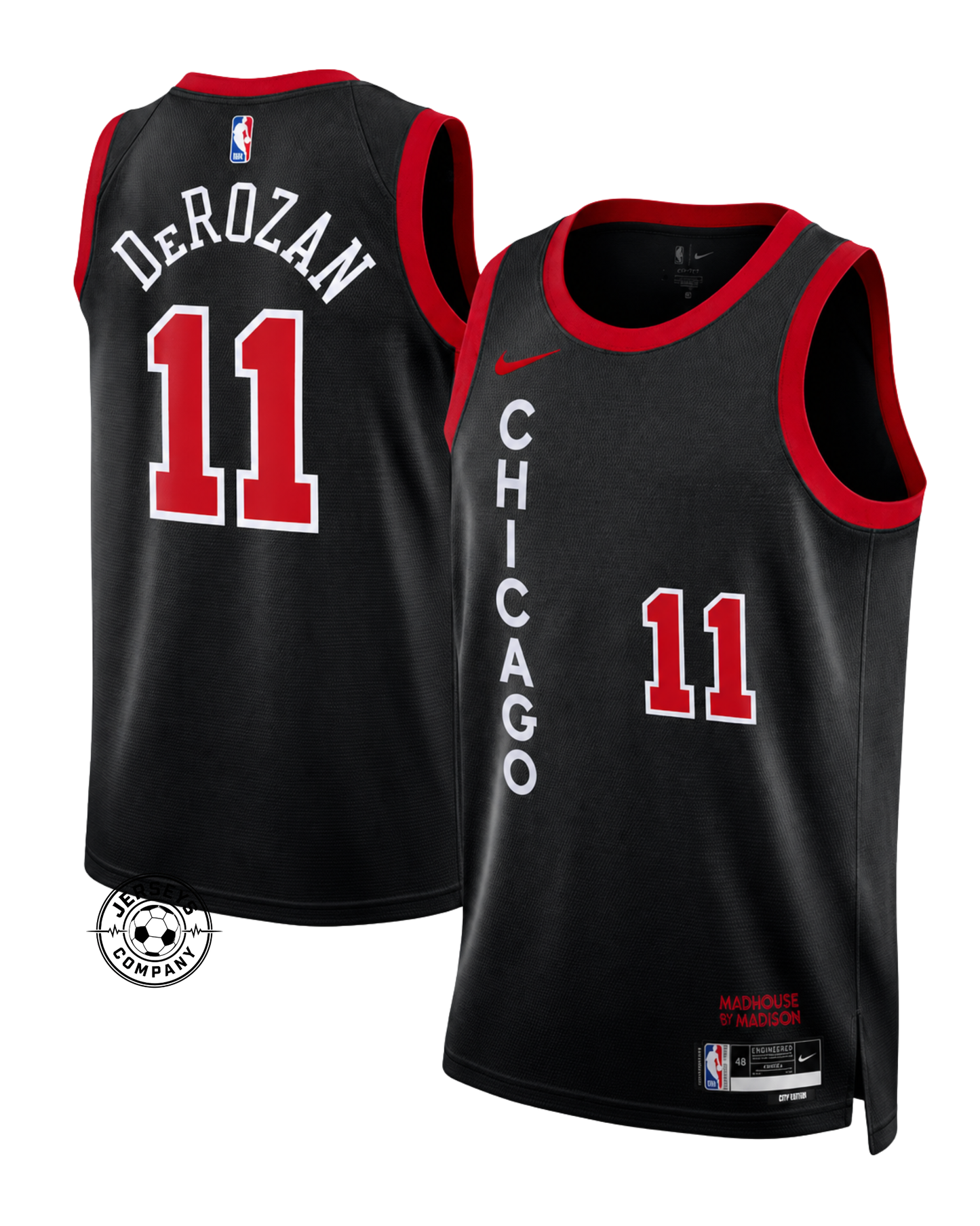 DeMar DeRozan Chicago Bulls City Edition Jersey - Black