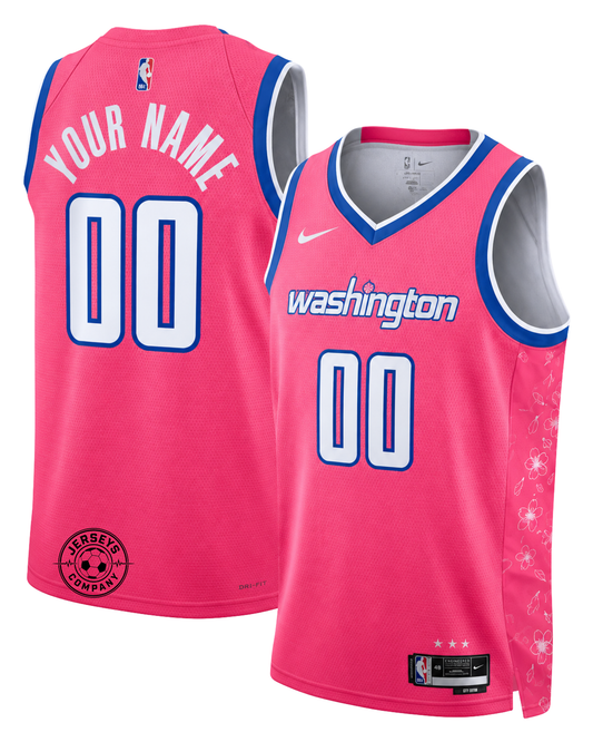 Washington Wizards City Edition Jersey - Pink