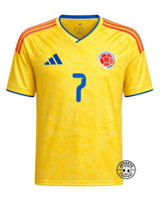 Colombia 2025/26 Home #7 Luis Díaz - Fan Version