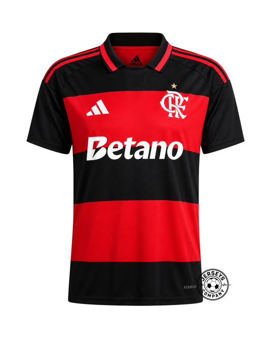 Flamengo 26/27 Home Jersey #PAQUETA - All Sponsors - Fan Version