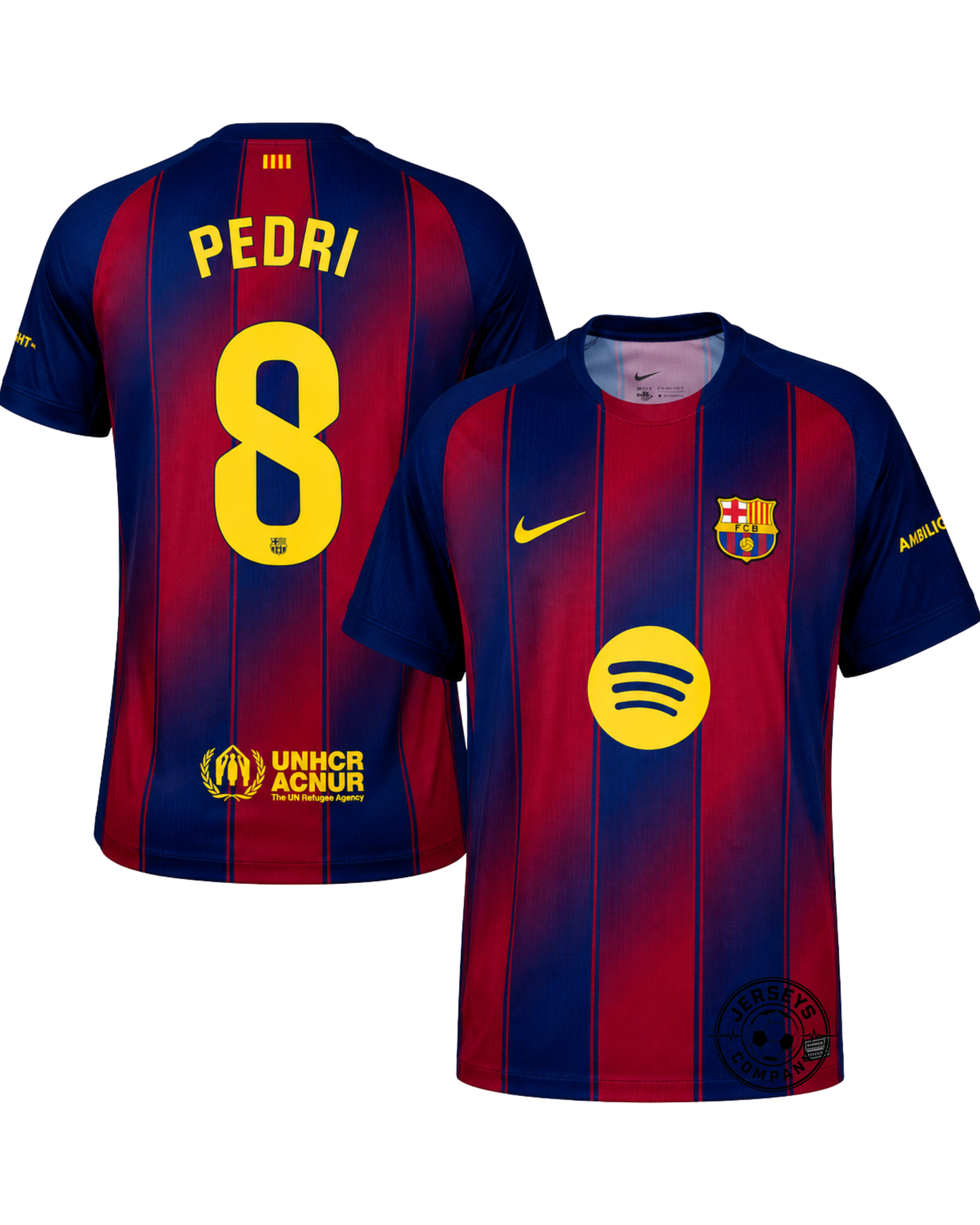 Barcelona Home Pedri 8 Home Fan Jersey 2025/26