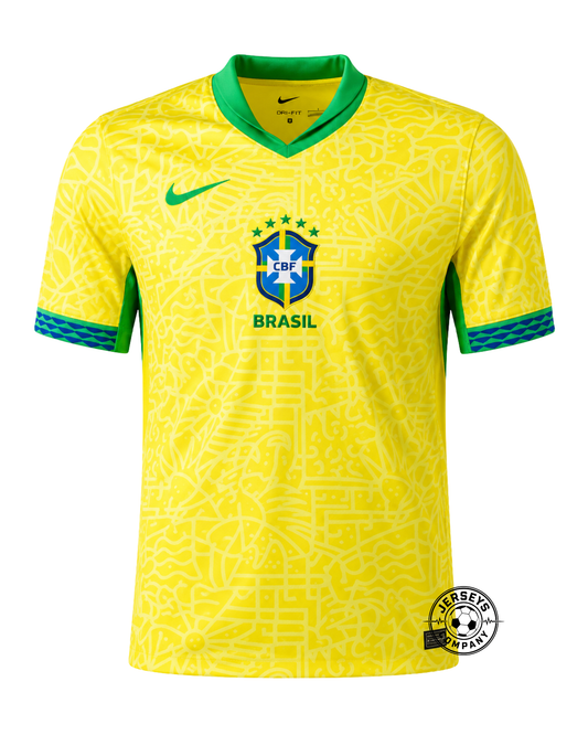 Brazil 24/25 Home Jersey - Fan Version
