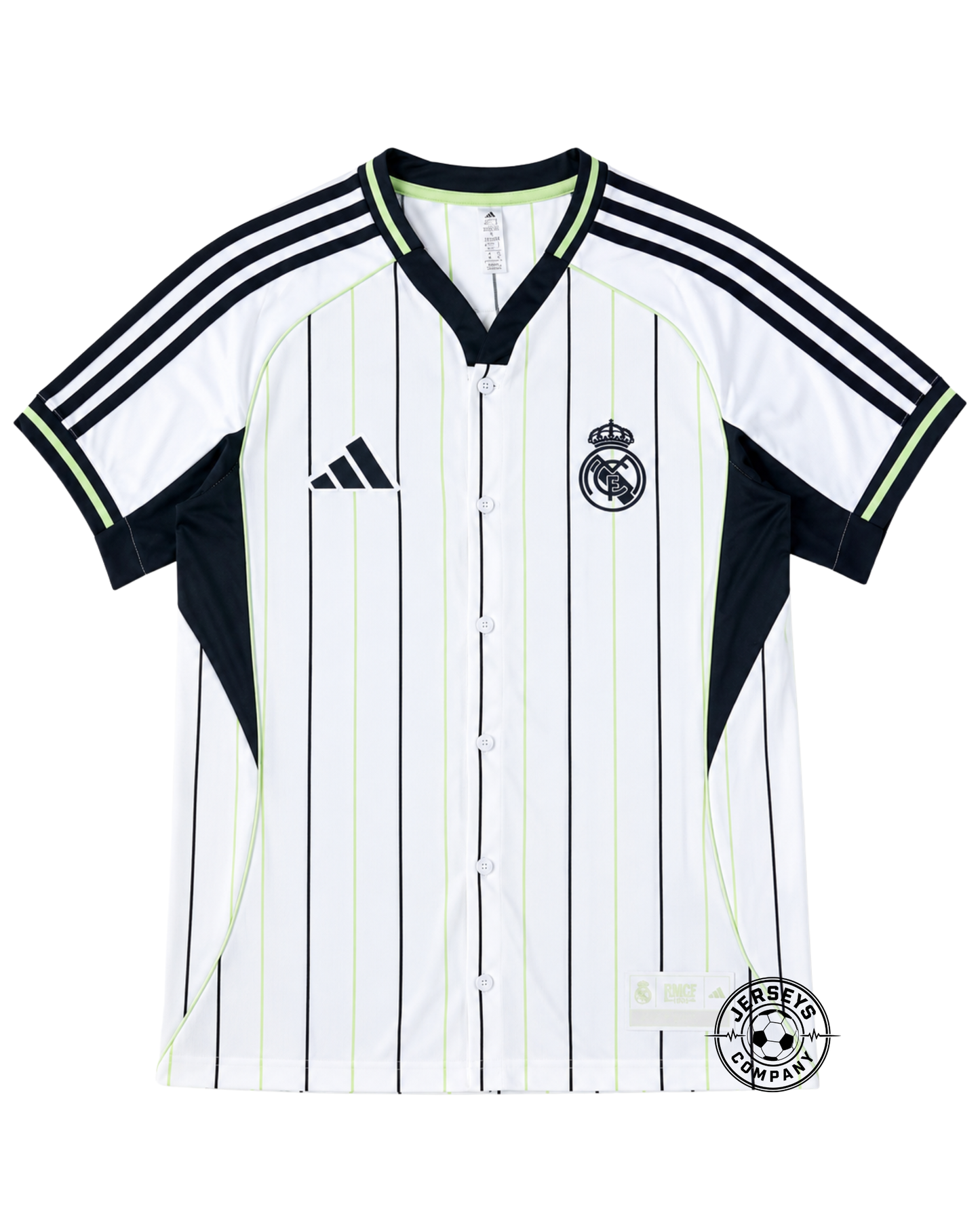 Real Madrid Home Jersey 2025/26 - Version Baseball US Pack [Slim Fit]