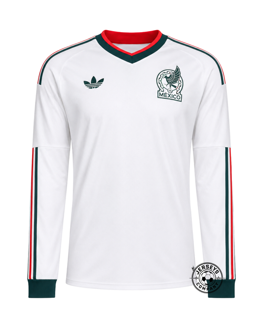 Mexico 2026 Away Jersey Long Sleeve - World Cup 2026 Fan Version