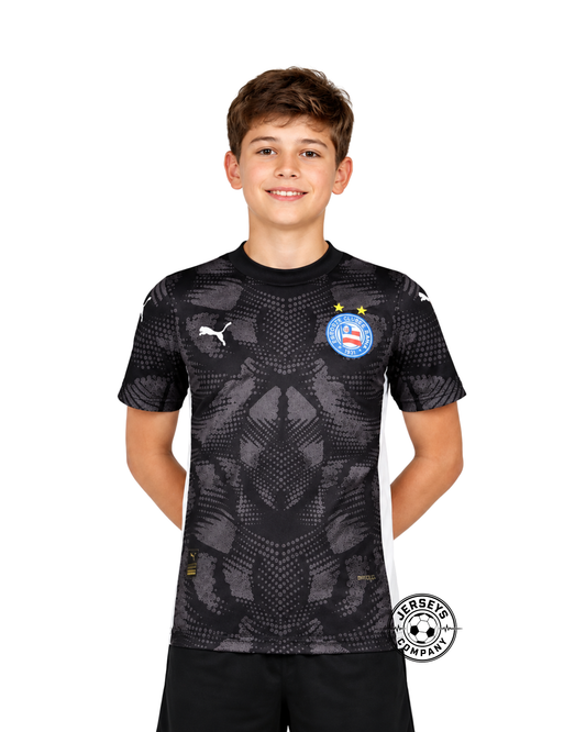 Camisa Goleiro Bahia I 2025/26 - Torcedor Masculina Kids