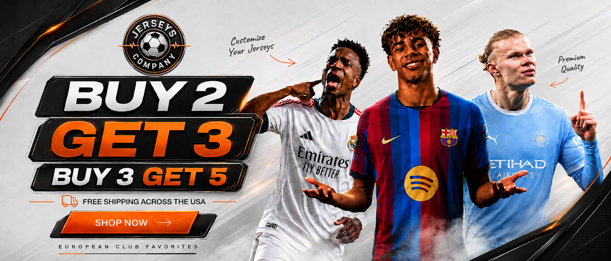 Banner promocional da Jerseys Company