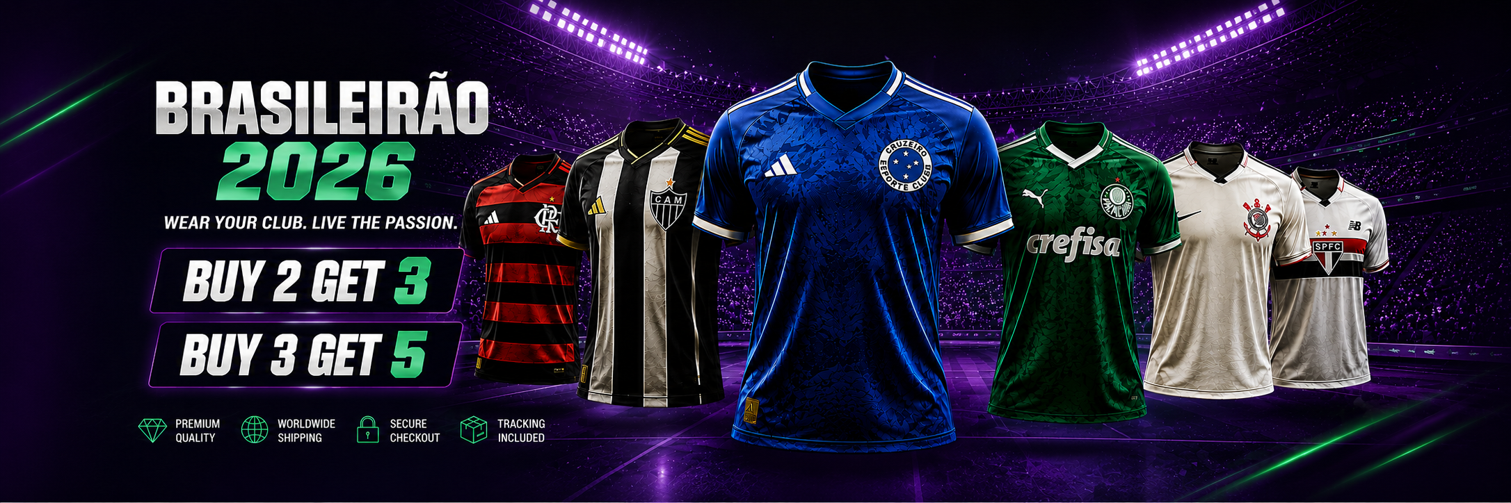 Banner promocional da Jerseys Company