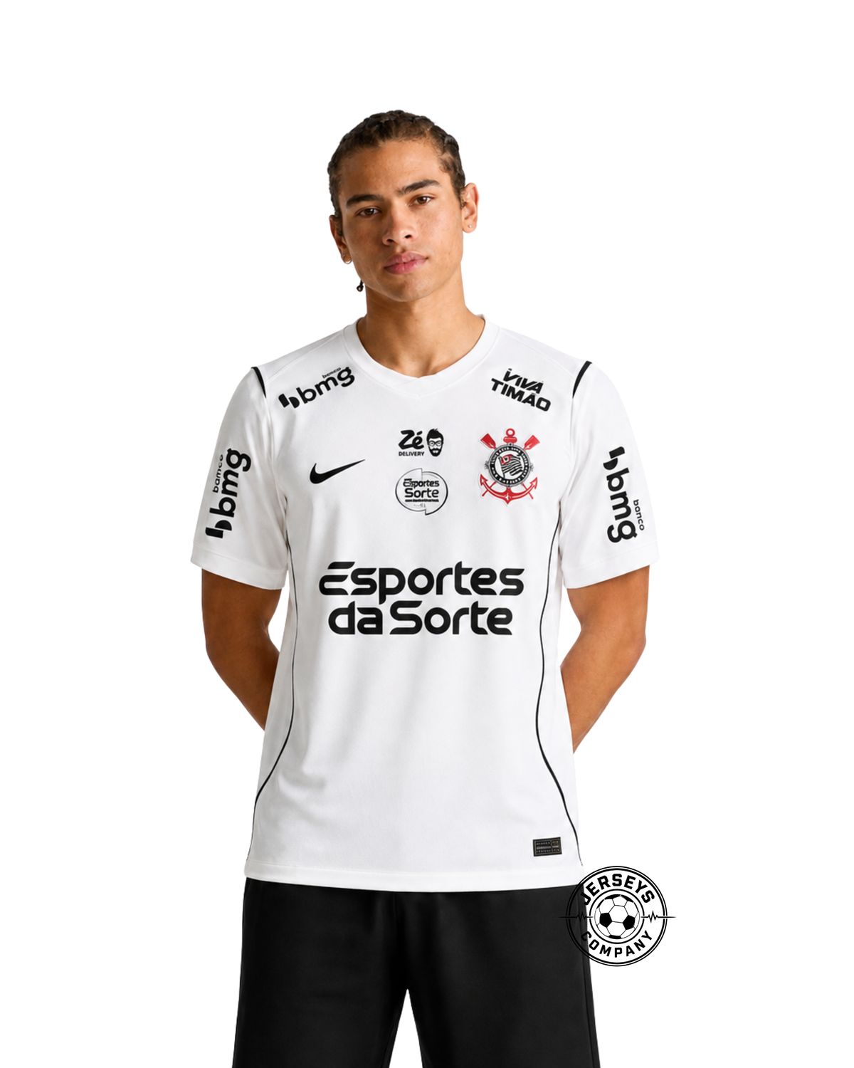 Camisa Corinthians I 2026/27 Patrocínios Torcedor Masculina