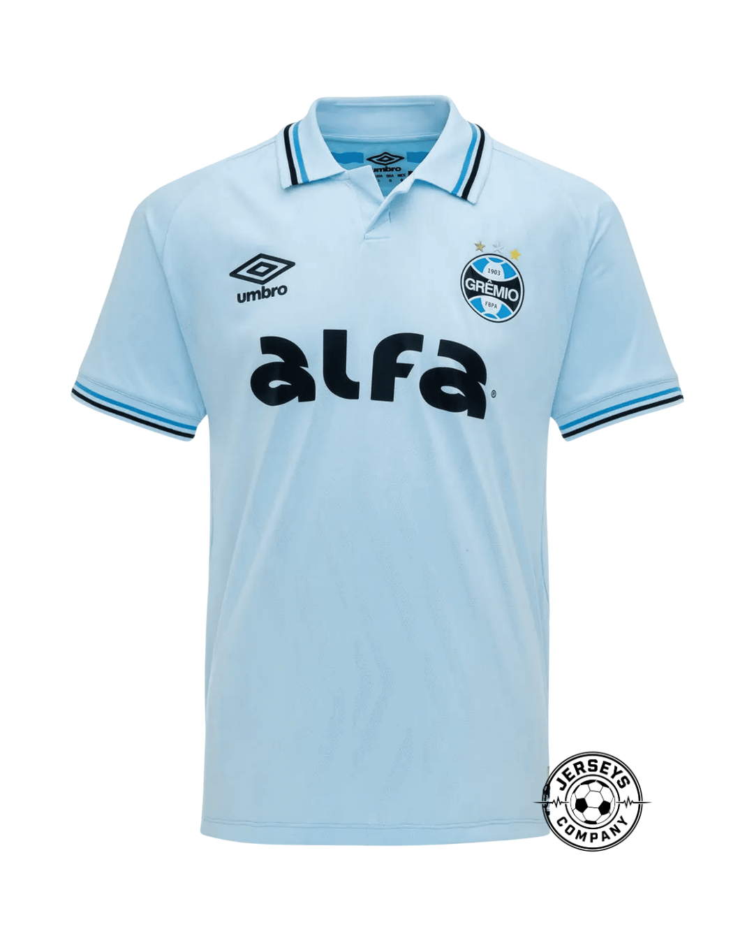 Camisa Umbro Grêmio 2025/26 II Azul Celeste Jogador
