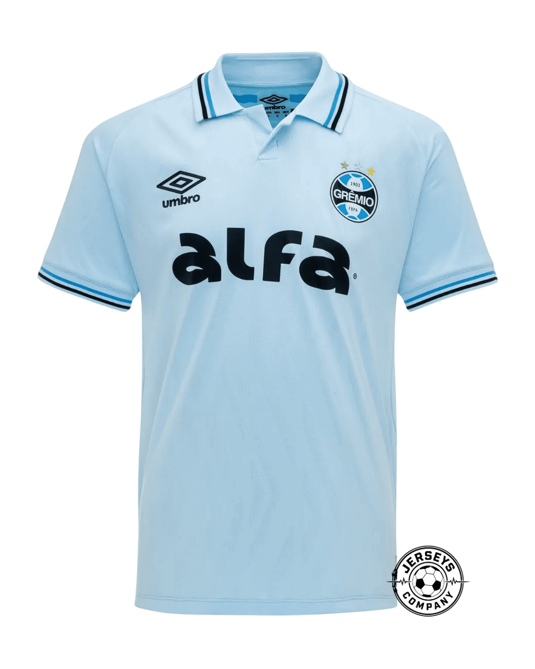 Camisa Umbro Grêmio 2025/26 II Azul Celeste