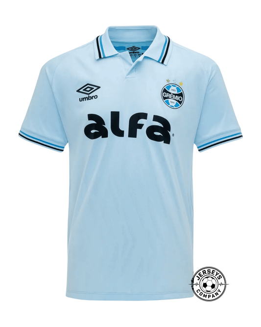 Camisa Umbro Grêmio 2025/26 II Azul Celeste