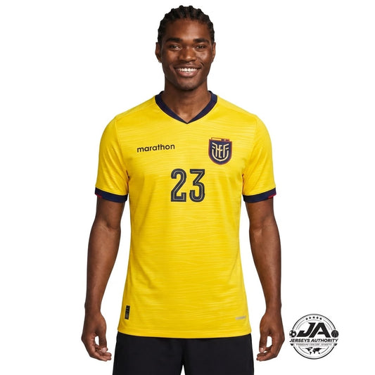 Ecuador M. Caicedo 23 Home Fan Jersey 2024/25