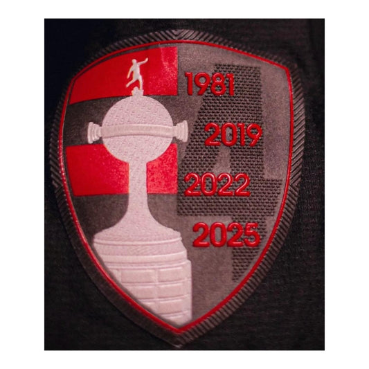 Patch Flamengo Libertadores 4 títulos 1981 2019 2022 2025